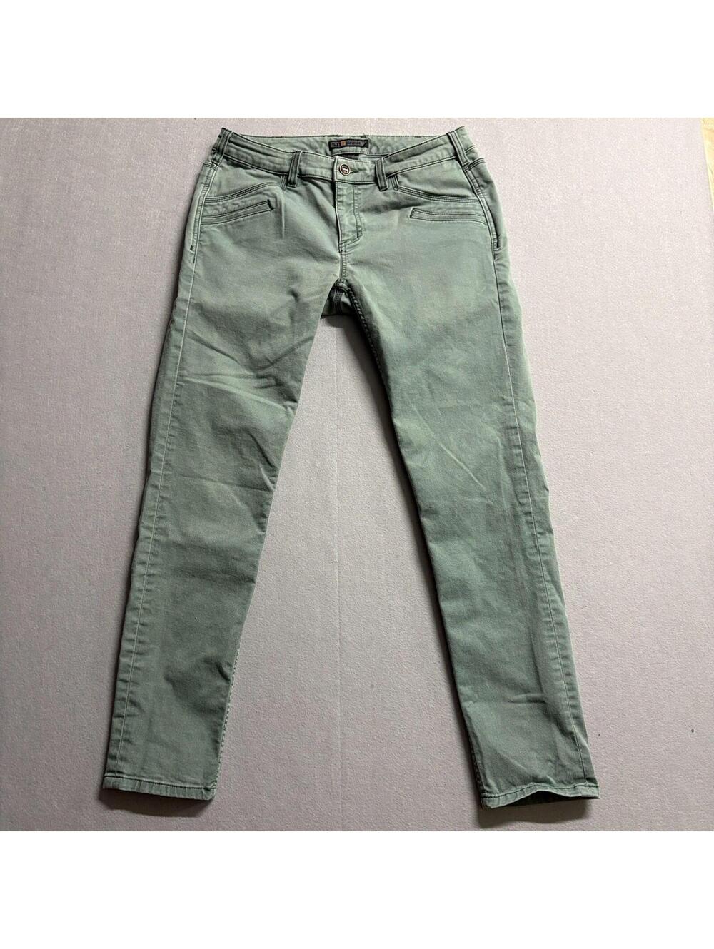 5.11 Tactical Womens 8 Fits Like 31x29 Green Utility Pants Stretch Outdoor